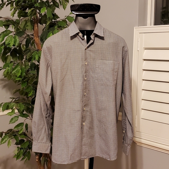 Polo Ralph Lauren Other - Vintage Polo by Ralph Lauren Long Sleeve Dress Shirt Size Large